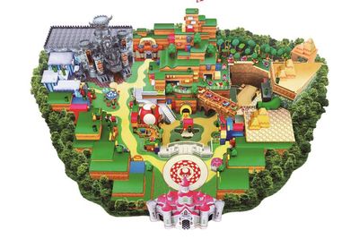 Seperti Ini Peta dari Taman Hiburan Super Nintendo World di USJ!
