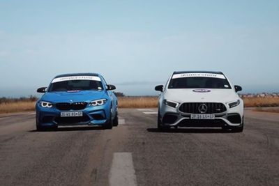 Melihat Pertandingan Drag Race Antara BMW M2 CS dan Mercedes-AMG A45 S