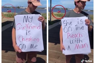 Pria Ini Bikin Video di Belakang Pacarnya yang Lagi Selingkuh di Tepi Pantai