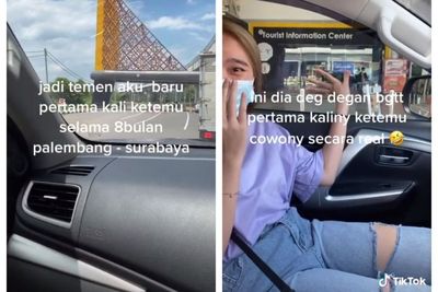 Menanti Selama 8 Bulan, Begini Moment Cewek yang Deg-degan saat Ketemu Pacar Online