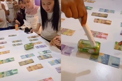 Viral Lomba Berhadiah Uang dengan Cara Unik, Warganet: Ide Bagus Buat Acara Keluarga!