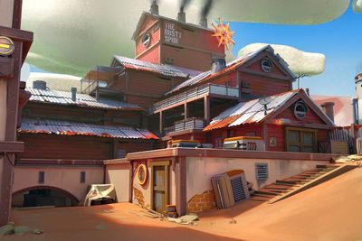 Seperti Ini Tampilan Map Dust 2 CS:GO Jika Dibuat dengan Style Overwatch!