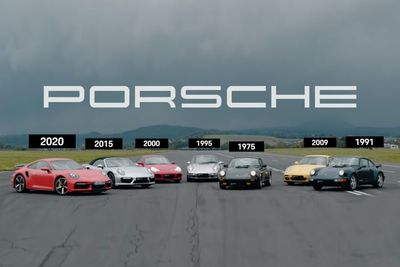 Melihat Drag Race Seluruh Generasi dari Mobil Porsche 911 Turbo!