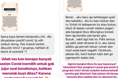 Beragam Kisah Pilu Pasien COVID-19, Dikucilkan Tetangga Hingga Dikirimi Bangkai Tikus