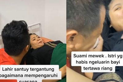 Istri Tertawa saat Dengar Jeritan Bayi yang Baru Dilahirkan, Suami Justru Menangis Bahagia