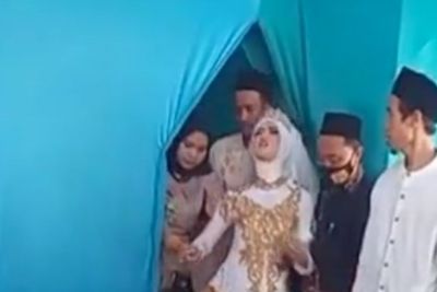 Viral Pengantin Wanita Pingsan Jelang Akad, Reaksi Pengantin Pria Bikin Netizen Heran