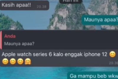 Viral Cewek Diplorotin Pacar, Minta Apple Watch dan iPhone 12, Tak Dikasih Langsung Blokir