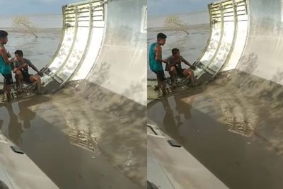 Bikin Geger, Warga Pesisir di Kobar Temukan Serpihan Pesawat Diduga Milik AirAsia