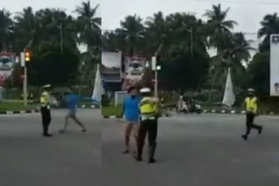 Viral Polantas Diserang Pria, Usai Diamankan, Jeritan Seorang Anak Pecah: Bapa...