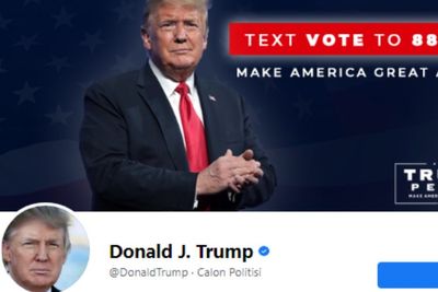 Facebook Juga Nonaktifkan Akun Donald Trump