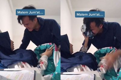Sunnah Malam Jumat, Pria Ini Dapat Surprise Tak Terduga dari Istri, Netizen: Siap Tempur