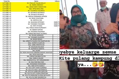 Nama 62 Penumpang Pesawat Sriwijaya Air yang Beredar di Grup WA, Ada Nama Dinda Amelia