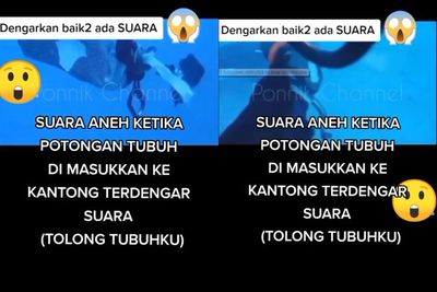 Merinding! Begini Video Suara Tolong Tubuhku dari Potongan Tubuh Penumpang Pesawat