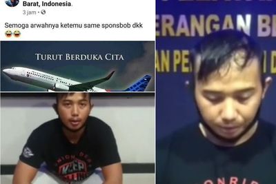Tragedi Sriwijaya Air Dijadikan Lelucon di Facebook, Pria Ini Ciut Saat Ditangkap