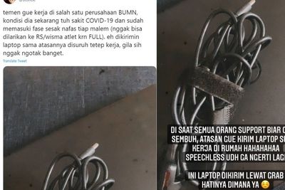 Pilu Pasien COVID-19 Dikirim Laptop oleh Bosnya, Sudah Sulit Bernapas tapi Harus Kerja