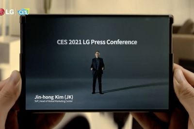 LG Diam-Diam Pamerkan Smartphone Gulung Buatannya di Event CES 2021!