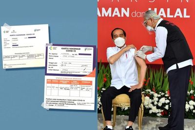 Reaksi Tubuh Presiden Jokowi Usai Disuntik Vaksin Covid-19: Hanya Sedikit Pegal