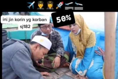 Viral Pria Kerasukan Arwah Penumpang Sriwijaya Air SJ-182, Netizen Pro Kontra