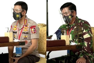Ikut Disuntik Vaksin Covid-19 Pertama, Ini Pesan Kapolri dan Panglima TNI