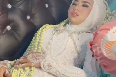 Viral Pengantin Wanita Kerasukan saat Sesi Foto, Tatapan Mata Kosong, Kerasukan Sosok Ini