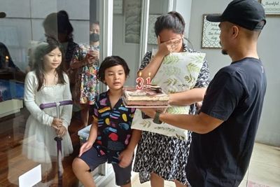 Curhat Wendy Cagur saat Anak dan Mertuanya Positif Covid-19: Sesak di Dada Ketika Berpisah