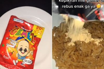 Penasaran, Wanita Ini Rebus Mie Gemez, Hasilnya Bikin Kaget