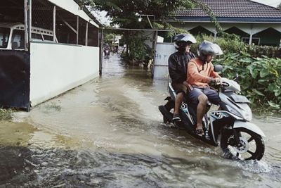 Hari ke-4  Banjir di Banjarmasin, Tinggi Air Belum Surut