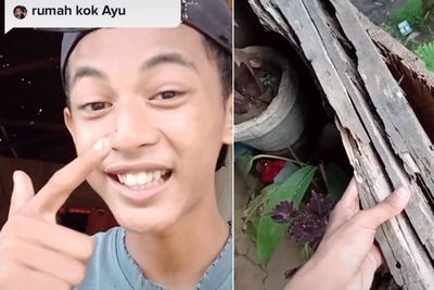 Pemuda Ini Diejek karena Rumah dari Kayu, Reaksinya Bikin Salut