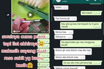 Prank ke Pacar Hamil, Netizen Geram dengan Respon Pria Ini yang Minta Gugurkan Kandungan