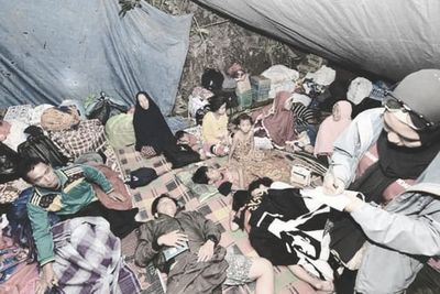 Kondisi Pengungsian Korban Gempa Sulbar, Tidur Sempit-sempitan dan Hanya Beralaskan Tikar