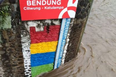 Bendung Katulampa Pagi Ini Berada di Level Siaga 4