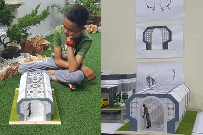 Airiel Haziq, Siswa Berbakat yang Buat Karya Luar Biasa di Usia 13 Tahun, Netizen Bangga!