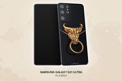 Caviar Rayakan Imlek 2021 dengan Hadirkan Kepala Lembu Emas di Galaxy S21 Ultra!