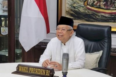 Wapres Ma ruf Amin Sebut Potensi Wakaf Rp180 Triliun Mampu Dorong Pembangunan Nasional