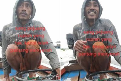 Viral Video Nelayan Terabas Hujan Sampai Menggigil Kedinginan, Bikin Mewek Netizen