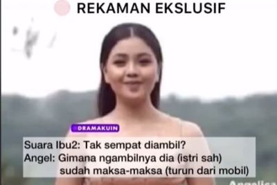 Beredar Percakapan Angel Sepang dengan Wanita Pasca Dilabrak Istri Sah, Takut KTP Difoto