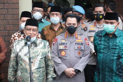 Kapolri Jenderal Listyo Sigit Sambangi Kantor PBNU, Bahas Apa?