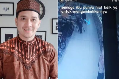 Tas dan Dompet Fadli Akhmad Dicolong Emak-emak saat Belanja, Aksinya Terekam CCTV