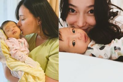 Lucunya Anak Asmirandah Sudah Sadar Kamera saat Diajak Selfie, Bikin Gemes