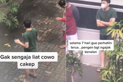 Viral Cewek Jatuh Cinta di Lokasi Isolasi COVID-19 tapi Hanya Bisa Memperhatikan Diam-diam