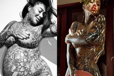 Becky Holt, Dijuluki Wanita Tato di Inggris yang 95 Persen Telah Menutupi Tubuh