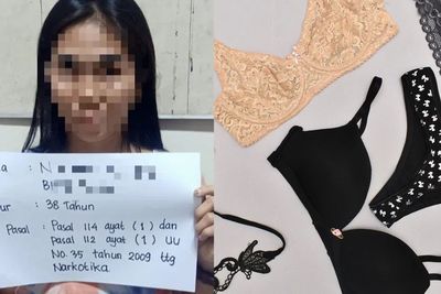Wanita Ini Sembunyikan Narkoba di dalam Pembalut dan Bra untuk Kelabui Petugas