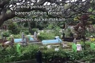 Viral Suara Wanita Menangis Histeris di Sebuah Makam, Kondisi Makam Sepi Bikin Merinding