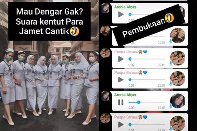 Pamer Suara Kentut di Grup WhatsApp Antar Mahasiswi Kesehatan, Netizen Salfok Kentut Rara