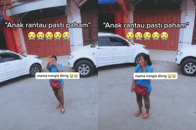 Lepas Sang Anak Pergi Merantau, Ibu Ini Menangis Nunggu Bertahun-tahun Lagi Baru Berjumpa