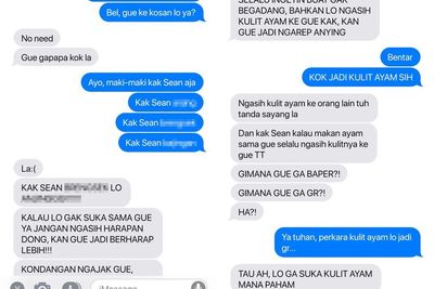 Gegara Kulit Ayam, Dua Netizen Ini Jadi Baperan: Kalau Gak Suka Ya Jangan Kasih Harapan