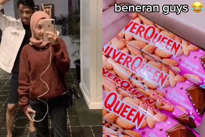 Wow! Cowok Ini Berikan 1.000 Coklat kepada Pacar Sebagai Hadiah Valentine, Habis Segini