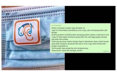 Viral Masker Berlogo Khusus Tunarungu, Begini Penjelasannya!