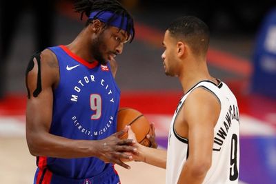 FOTO: Grant Cetak 32 Poin, Pistons Tundukkan Nets 122-111