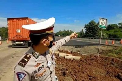 Polisi Pastikan Arus Lalu Lintas di Cipali KM 122 Lancar